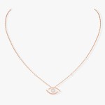 Messika - Lucky Eye Necklace Pink Gold